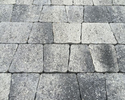 Тротуарная плитка Абрис, Гранит, Антрацит, 60 мм