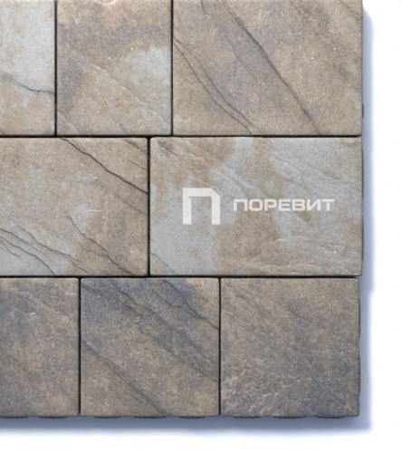 Тротуарная плитка Литос, 60 мм, Базальт