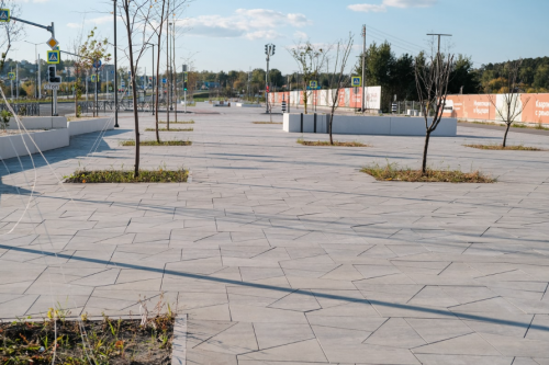 Тротуарная плитка Мозаика, Антрацит
