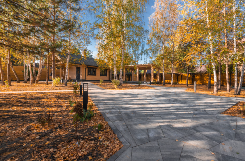 Тротуарная плитка Мозаика, Антрацит